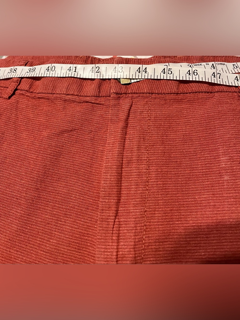 Old Navy Men's Flat Front Shorts - Burnt pink size 42